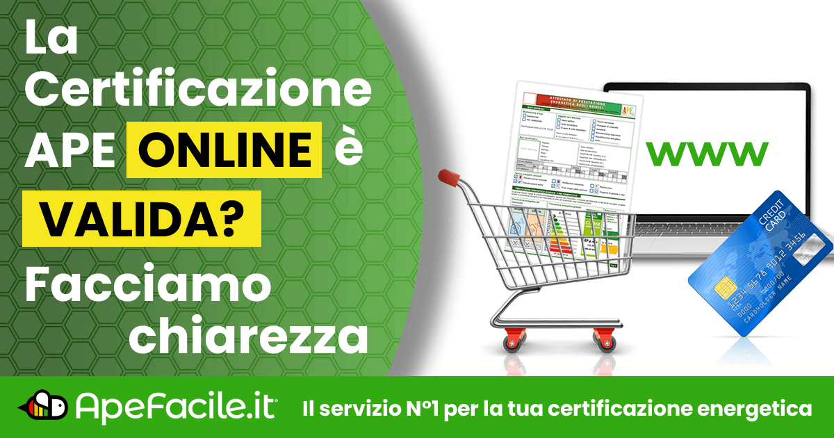 Certificazione APE Online: è valida?