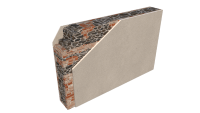 Parete in materiale vario