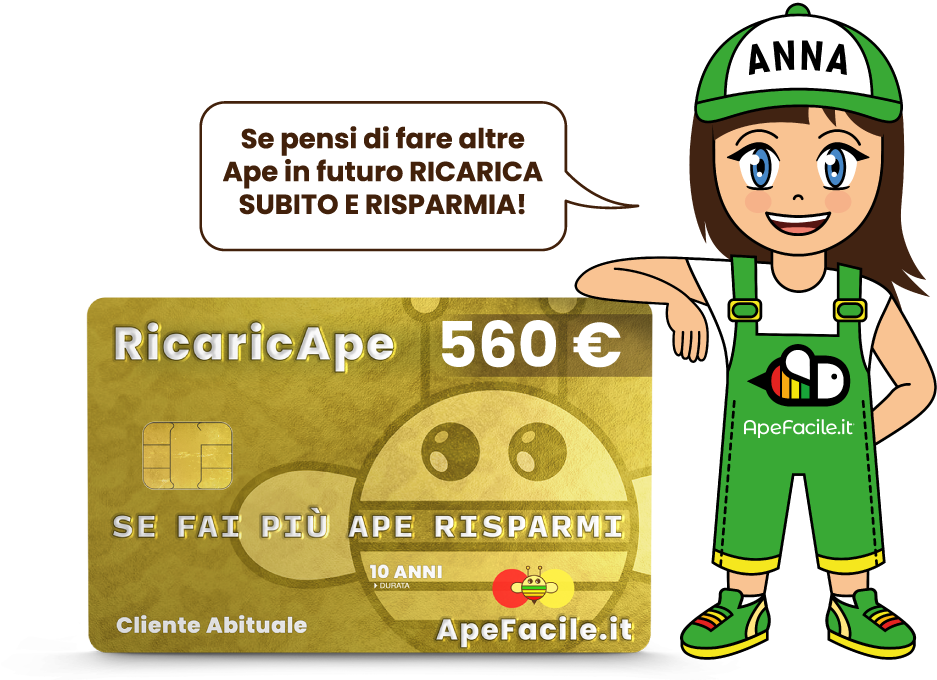 Carta Oro Anna di Apefacile.it