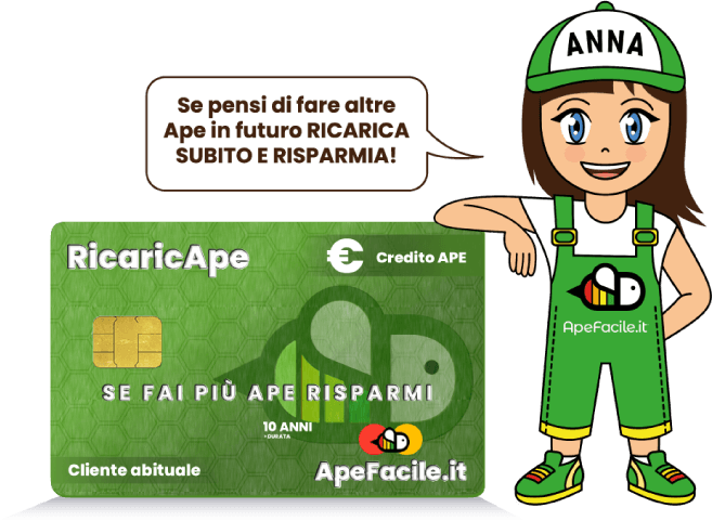 Anna e la RicaricApe di Apefacile.it