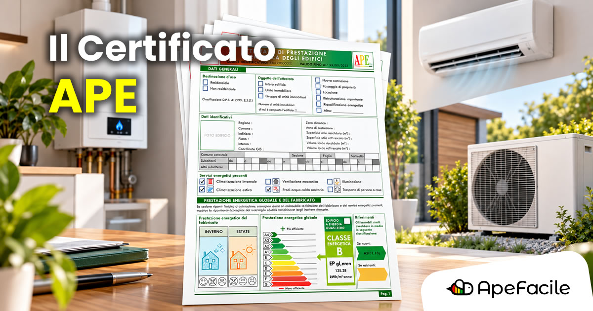 Cosa è il certificato APE e quando serve