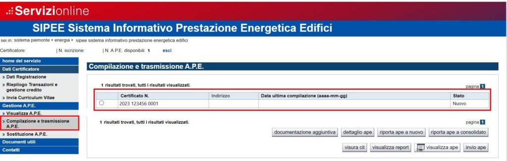 10-Caricamento-APE-1 | Apefacile.it News e Info Nuovo certificato APE SIPEE