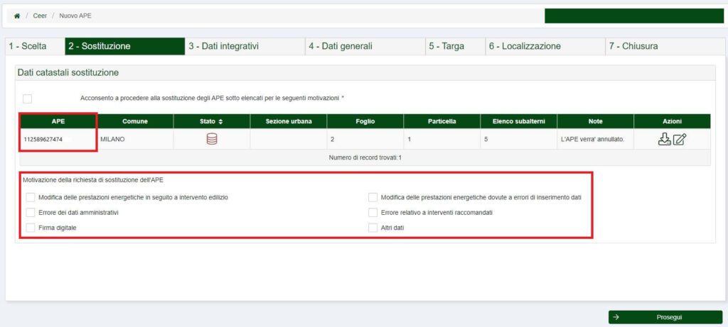 Sostituzione APE nel sistema CENED Lombardia | Apefacile.it News e Info Sostituzione APE nel sistema CENED Lombardia