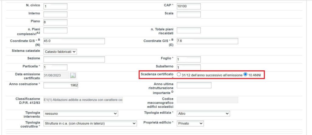 15-Caricamento-APE-6 | Apefacile.it News e Info Modifica scadenza attestato APE in SIPEE