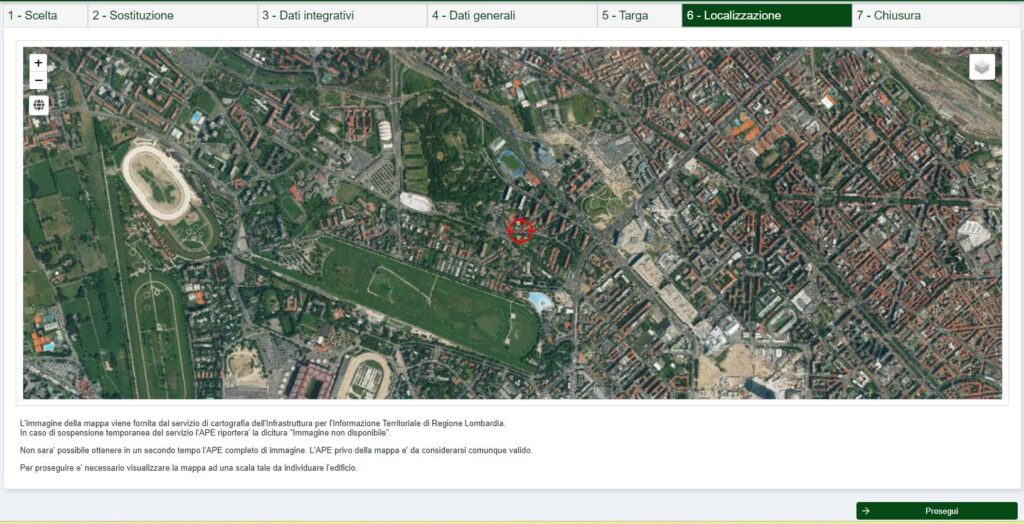 Geolocalizzazione immobile APE nel sistema CENED Lombardia | Apefacile.it News e Info Geolocalizzazione immobile APE nel sistema CENED Lombardia