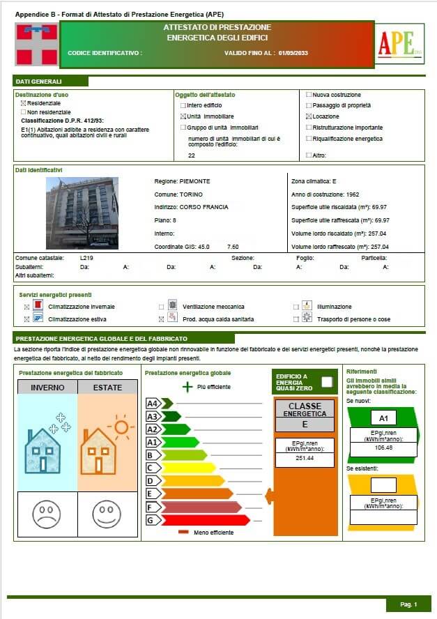 19-APE-consolidata | Apefacile.it News e Info Esempio Attestato APE in Piemonte