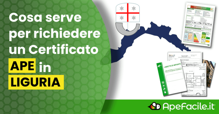 Certificato APE Liguria: cosa serve? Quanto costa?