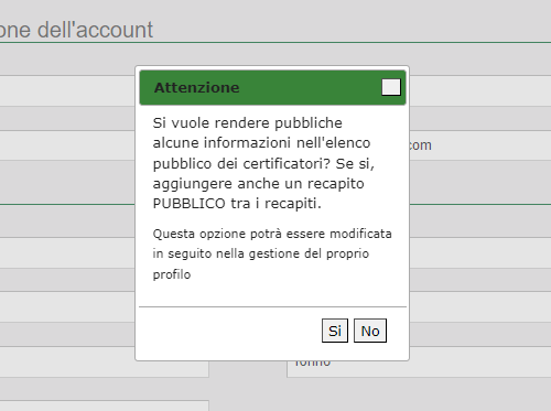 Portale APE - Regione Umbria - Avviso dati personali