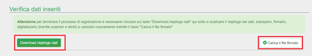 Portale APE - Regione Umbria - Verifica dati inseriti