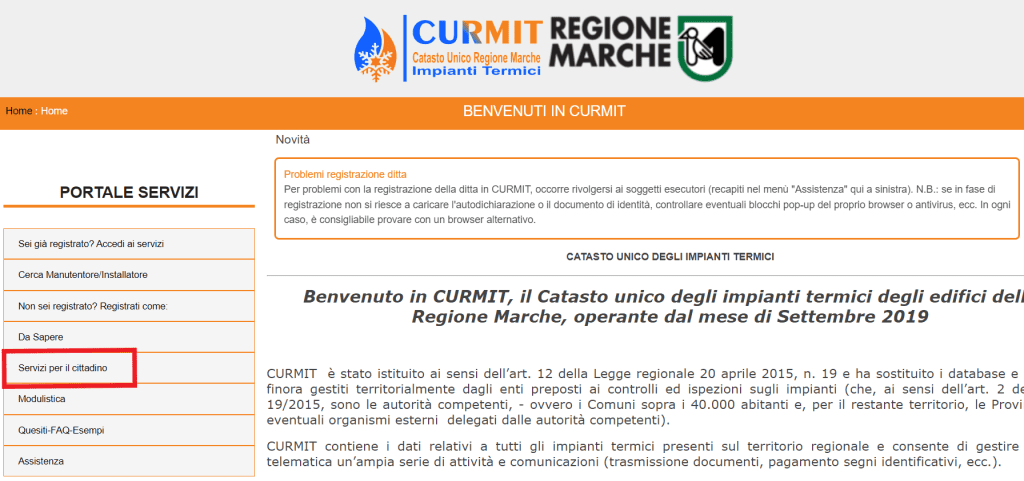 CURMIT Marche - Homepage