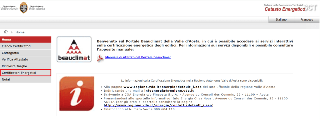 Beauclimat Valle D'Aosta - Homepage