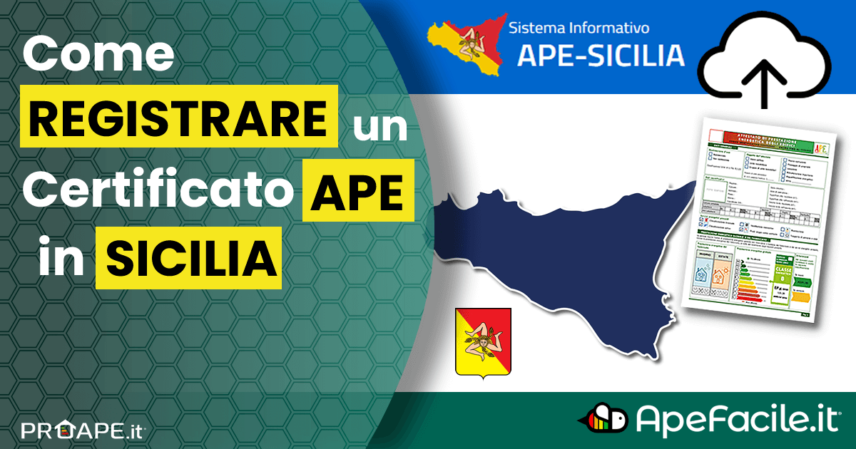 Come caricare un Certificato APE nel Sistema APE-Sicilia