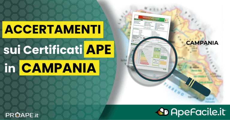 Accertamenti sui Certificati APE in Campania