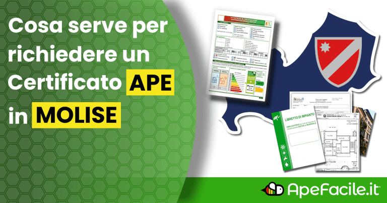 Certificato APE in Molise: cosa serve? Quanto costa?
