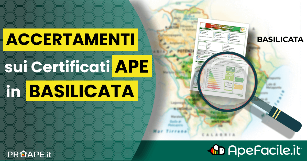 Accertamenti Attestato APE in Basilicata