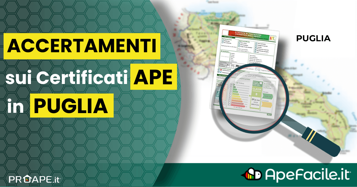 Accertamenti Attestato APE in Puglia