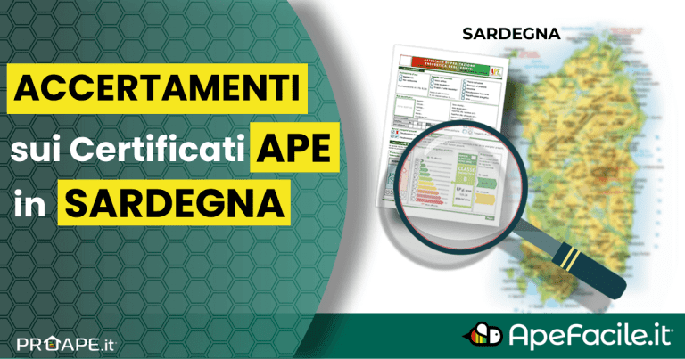 Accertamenti sui Certificati APE in Sardegna