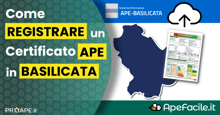 Come funziona il caricamento dell’APE in Basilicata