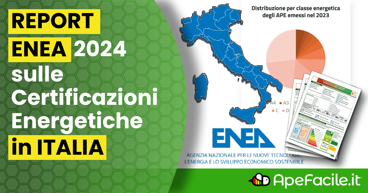Report ENEA 2024 sulla Certificazione Energetica