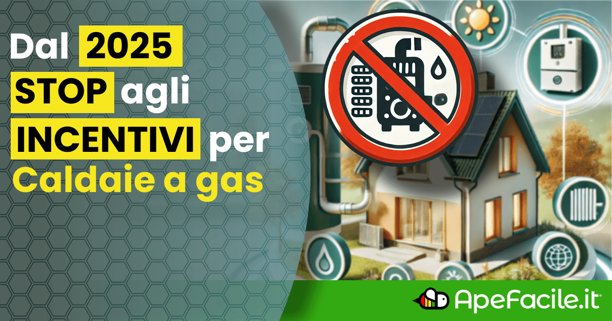 Addio agli incentivi per le caldaie a gas: cosa cambia in Italia dal 2025