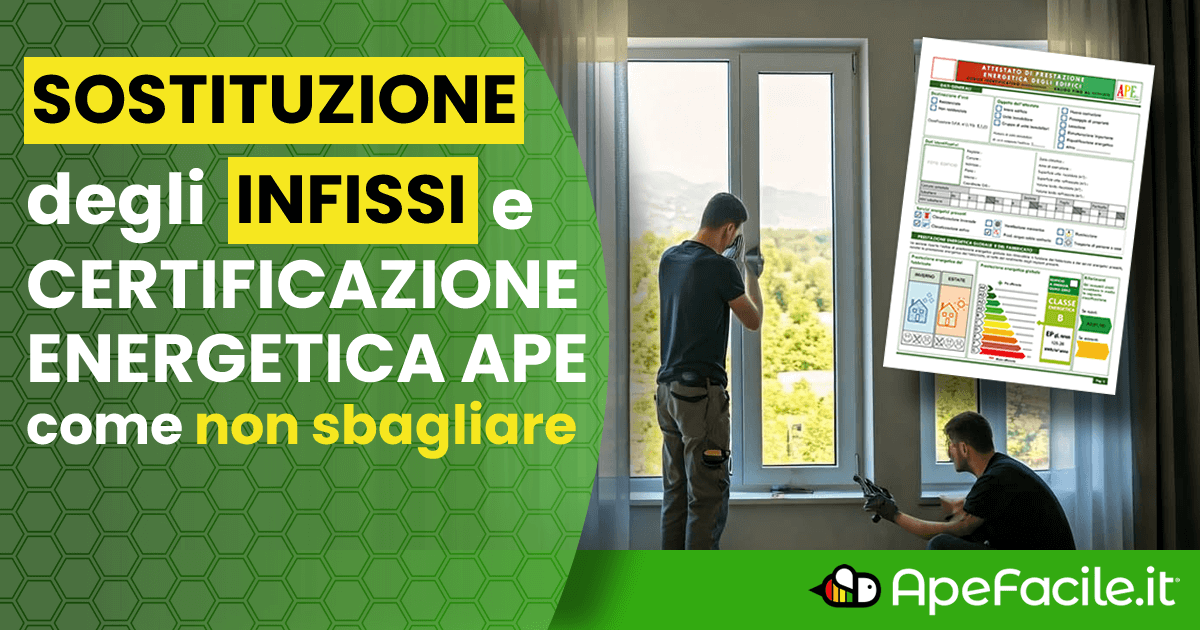 Sostitusione Infissi e APE