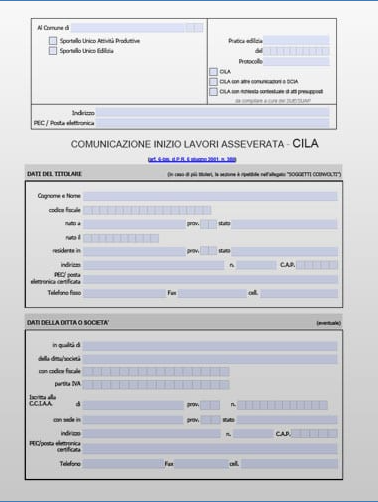 Esempio di Modulo CILA