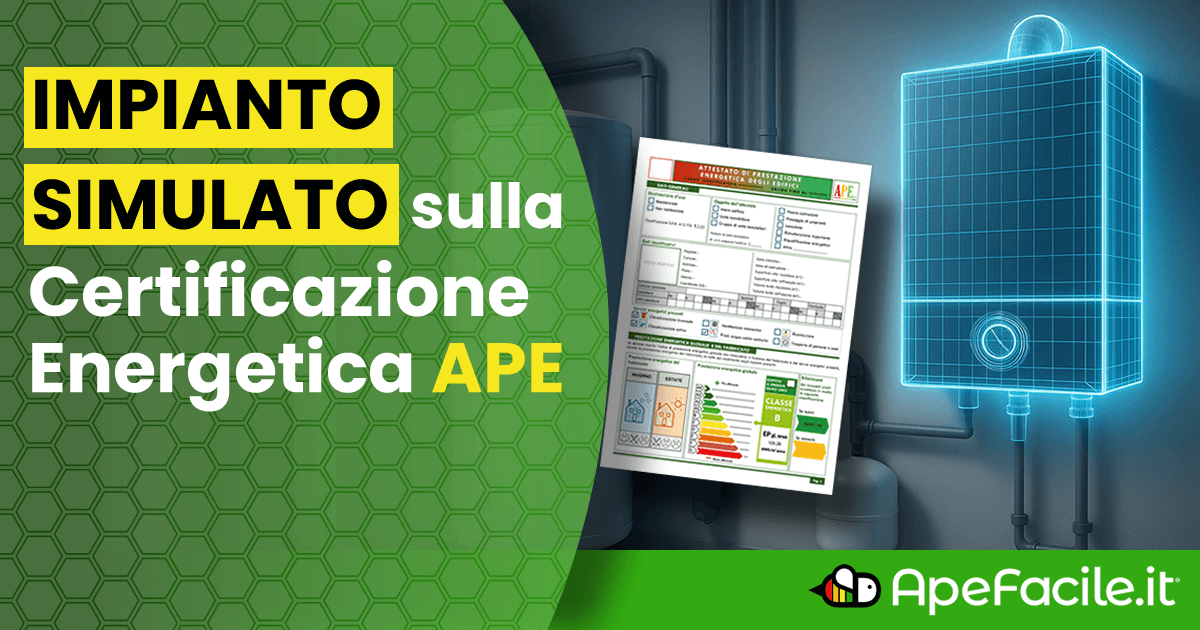 Certificato APE con Impianto Simulato