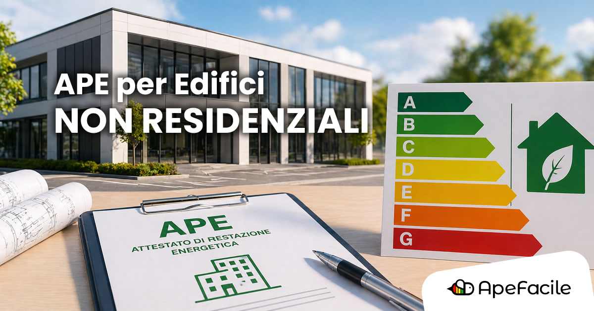 APE obbligo per edifici non residenziali