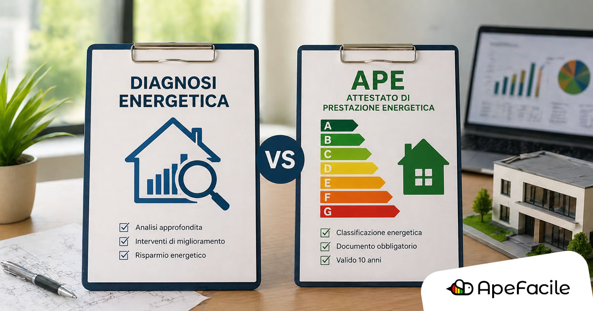 Diagnosi energetica o APE