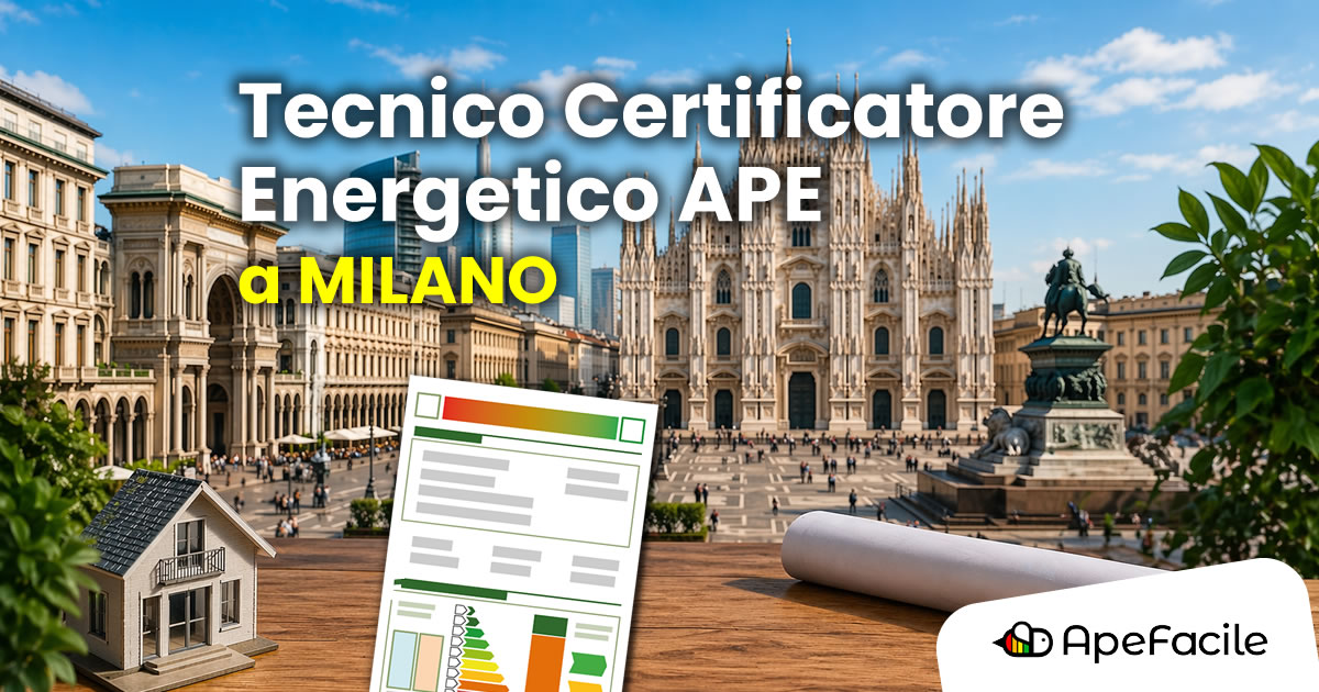 Trovare Tecnico Certificatore Energetico APE a Milano