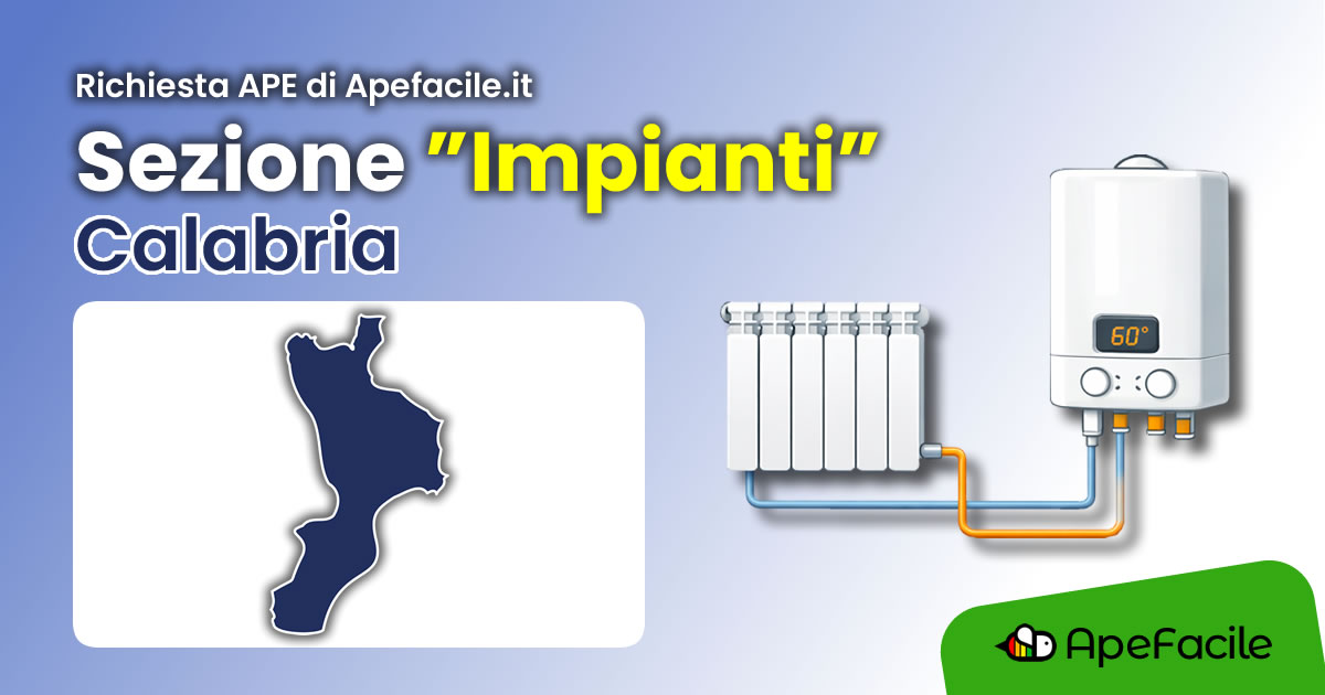 Guida compilazione impianti Calabria