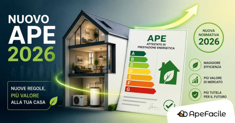 Nuovo APE 2026: cosa cambia dal 3 giugno e cosa significa per la tua casa