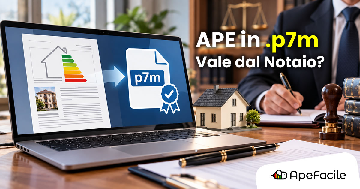 APE in formato p7m e notaio